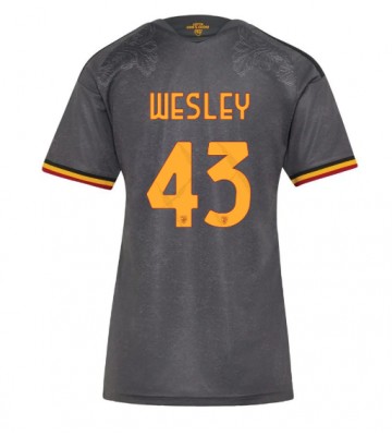 AS Roma Wesley Franca #43 Tredje Tröja Dam 2026-27 Kortärmad
